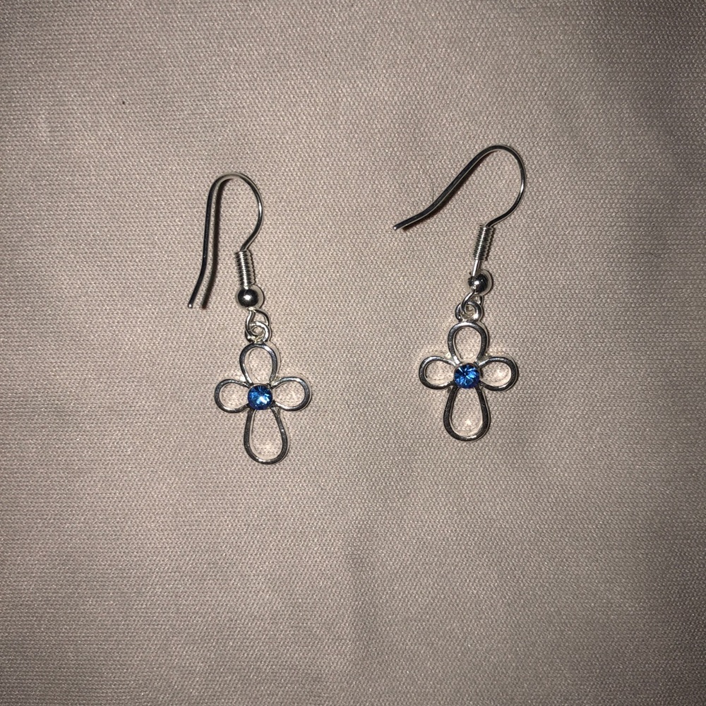 matching earrings and necklace